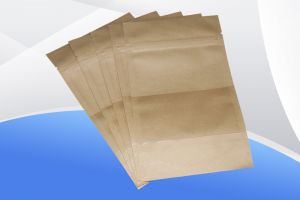 Kraft paper window bag